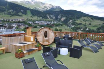 Espace détente spa Alpina Lodge