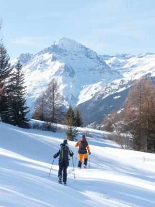 Itinéraire de ski de randonnée - Les Chalets de l'Arcelle - Val Cenis Lanslevillard