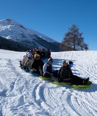 Descente en snake gliss