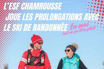 Ski de randonnée accompagné par un moniteur ESF