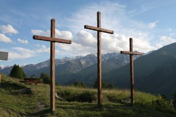 Les Trois Croix par le chemin du facteur - Itinéraire de trail