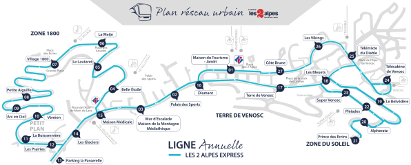 Navette gratuite Les 2 Alpes