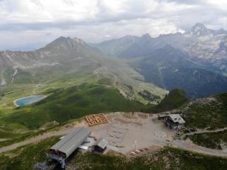 Pétanque : terrain au sommet du mont Lachat