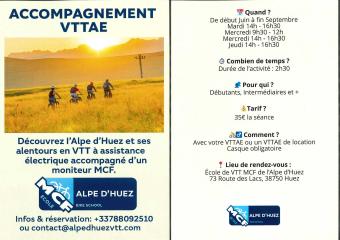 Ecole MCF Alpe d'Huez -Accompagnement VTT AE