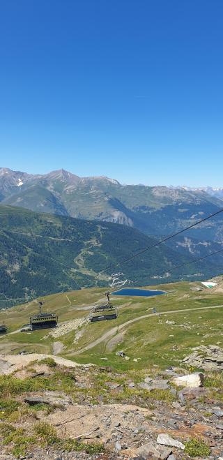 Descente du télésiège des Jeux par Meraloup