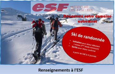 Initiation Ski de randonnée à Montclar