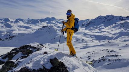 Perfectionnement descente ski de randonnée (toute neige)