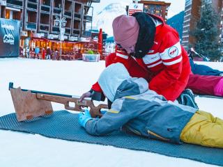 Initiation Biathlon avec L'ESF du Corbier