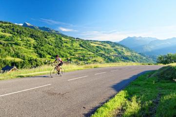 Montée cyclo de Valmorel
