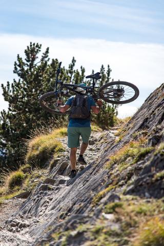 VTT Cross-country : Plan d'Aval