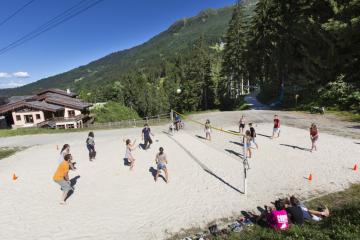 Terrain de beach volley