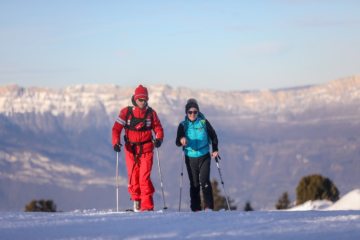 Ski de randonnée accompagné par un moniteur ESF