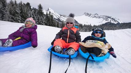 Piste de luge des Chalets de la Mary