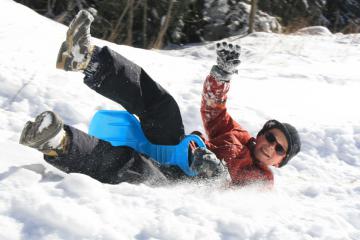 Piste de luge du Barioz