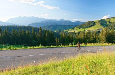 Montée cyclo du Col des Saisies (Versant Val d'Arly)