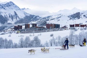 Balade en traîneau à chiens