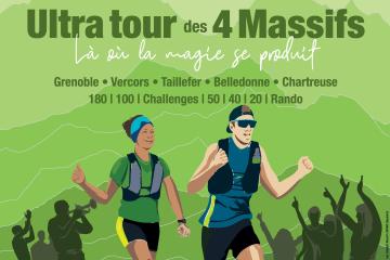 Ut4M - Passages des coureurs trail à Chamrousse
