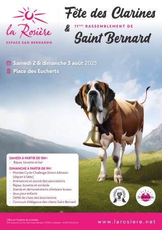 Fête des Clarines et Rassemblement de chiens Saint-Bernards