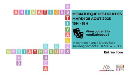 Viens jouer à la médiathèque des Houches