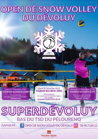 5e Tournoi Open de Snow Volley