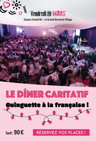 Glisse en Cœur, le Dîner Caritatif « Guinguette à la française »