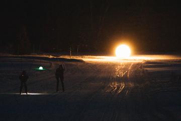 Soirée nocturne ski nordique