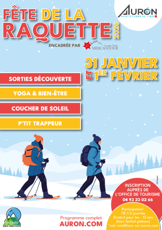 FÊTE DE LA RAQUETTE À NEIGE
