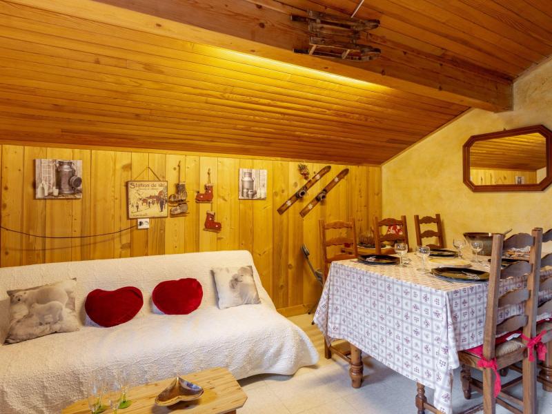 Urlaub in den Bergen 2-Zimmer-Appartment für 4 Personen (2) - A la Claire Fontaine - Saint Gervais - Wohnzimmer