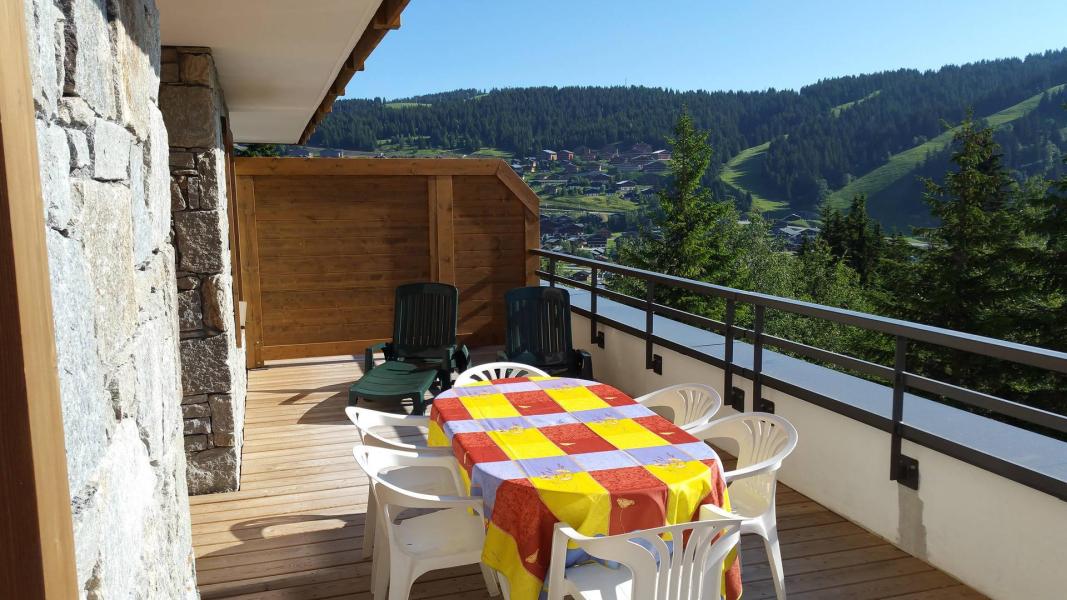 Vacaciones en montaña Apartamento 3 piezas para 6 personas (AKAA02) - AKASHA A - Les Saisies - Balcón