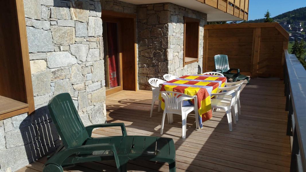 Vacaciones en montaña Apartamento 3 piezas para 6 personas (AKAA02) - AKASHA A - Les Saisies - Balcón