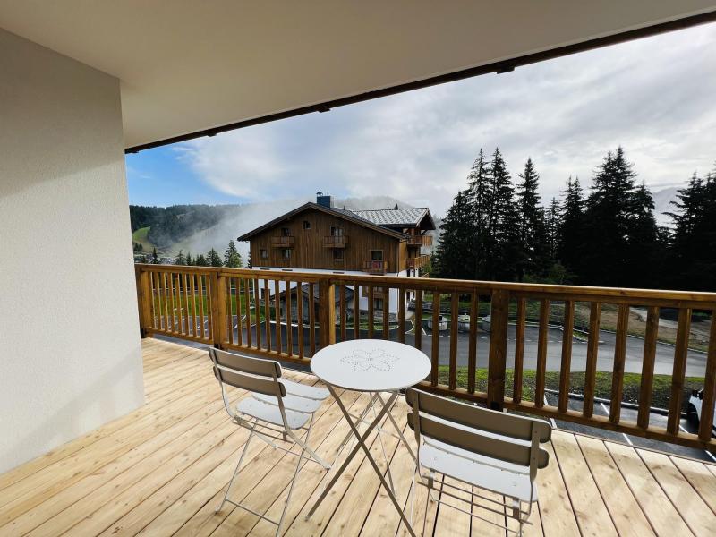 Holiday in mountain resort 3 room apartment 6 people (D05) - AKASHA D - Les Saisies - Terrace