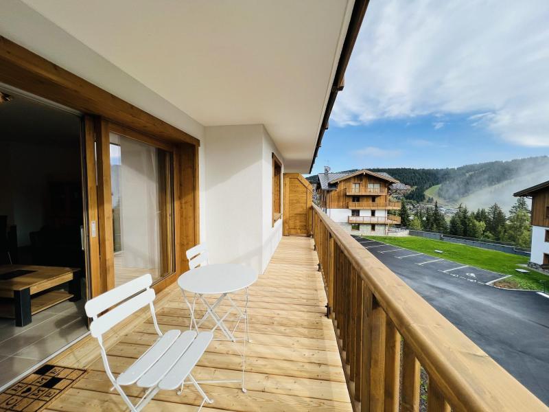 Vacanze in montagna Appartamento 3 stanze per 6 persone (D05) - AKASHA D - Les Saisies - Terrazza