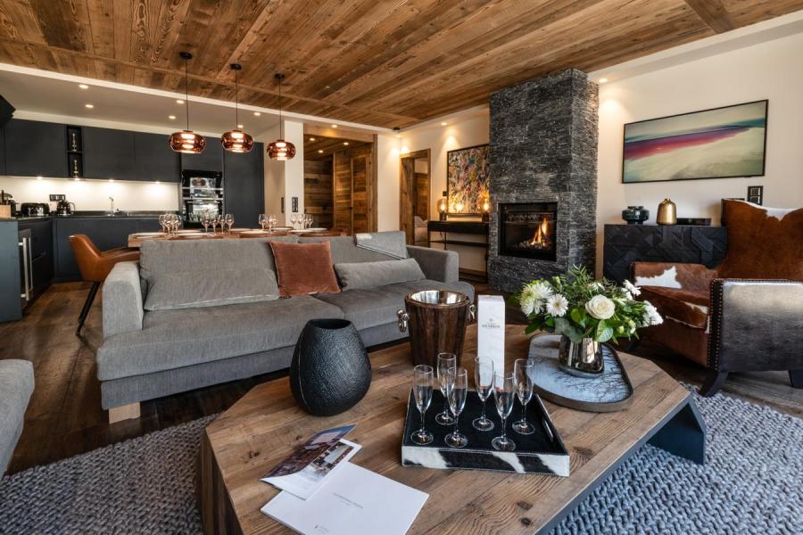 Каникулы в горах Апартаменты 4 комнат кабин 6-8 чел. (03) - Alaska Lodge - Val d'Isère - Салон