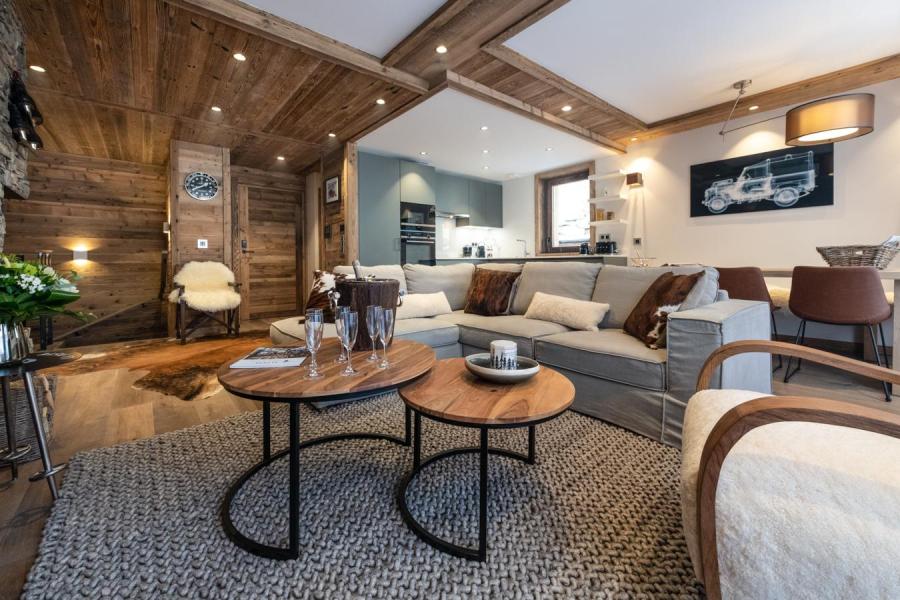 Urlaub in den Bergen 4-Zimmer-Maisonette-Wohnung für 6-8 Personen (05) - Alaska Lodge - Val d'Isère - Wohnzimmer