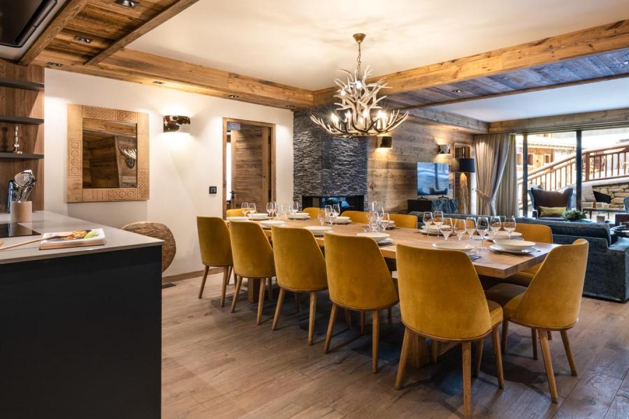 Urlaub in den Bergen 5 Zimmer Maisonettewohnung für 10-12 Personen (04) - Alaska Lodge - Val d'Isère - Wohnzimmer