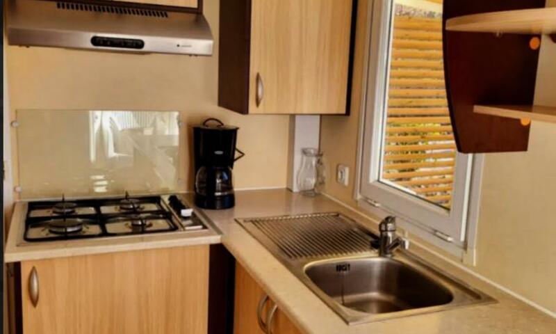 Holiday in mountain resort 3 room Mobil-Home 6 people (32m²) - Alpha Camping Holding - Camping les Prés du Verdon  - Quinson - Summer outside