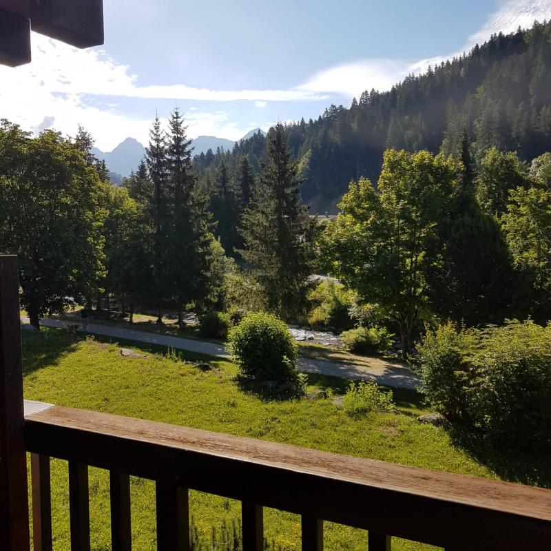 Skiverleih 2-Zimmer-Holzhütte für 6 Personen (B11) - Alpina - Le Grand Bornand - Draußen im Sommer