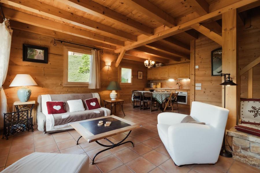 Holiday in mountain resort 4 room mezzanine semi-detached chalet 6 people (ALP1B2) - Alpins 1 - La Clusaz - Living room