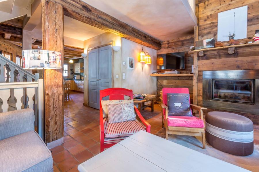 Vakantie in de bergen Chalet triplex 6 kamers 10 personen - ALPINUM - Courchevel - Woonkamer