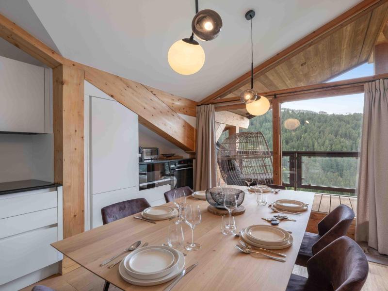 Vakantie in de bergen Appartement 3 kamers 6 personen (142) - Anémone - Courchevel - Eetkamer