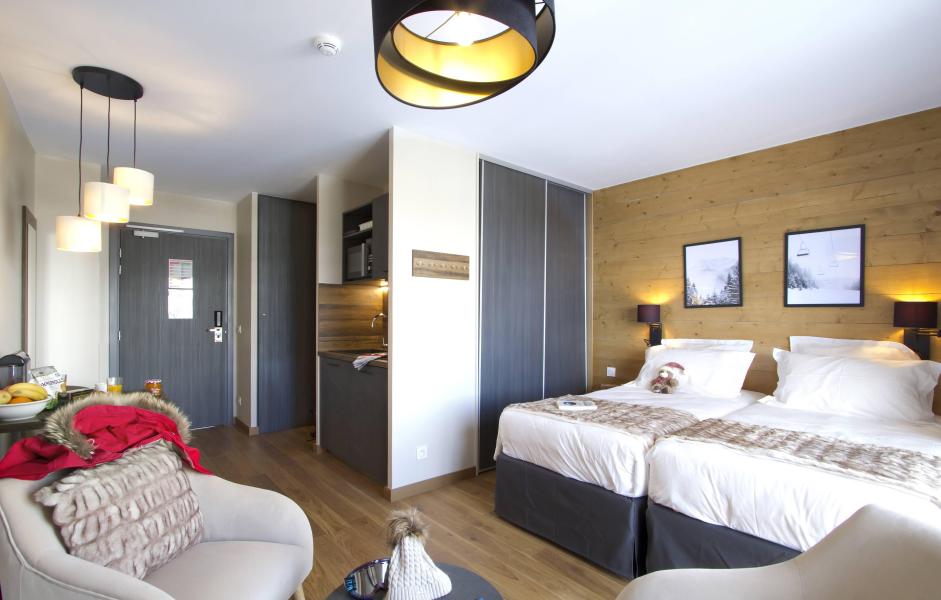 Holiday in mountain resort Appart'Hôtel Prestige Odalys L'Eclose - Alpe d'Huez - Bedroom