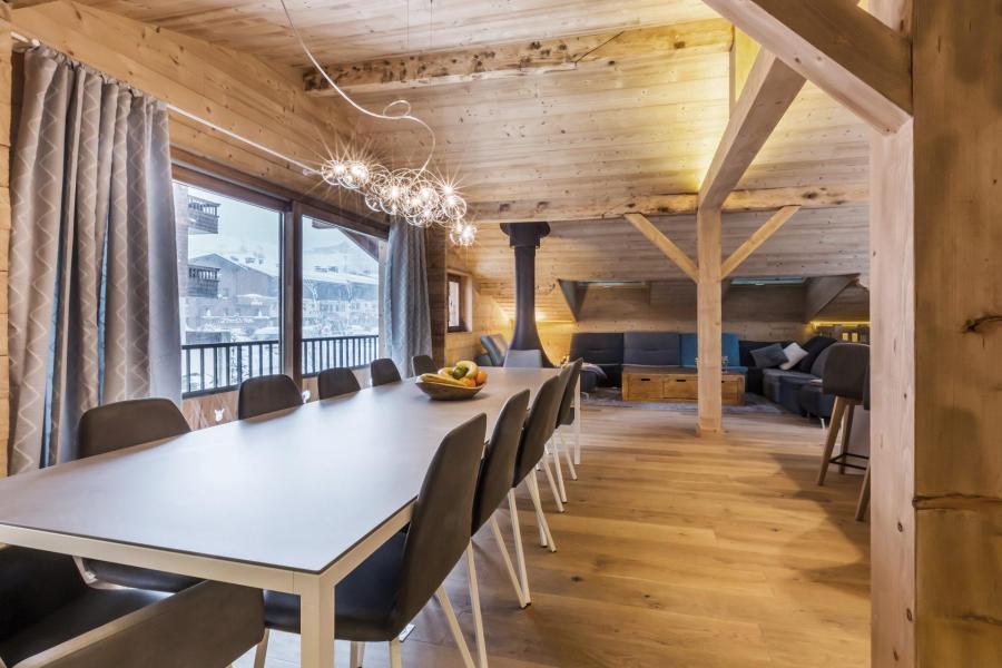 Urlaub in den Bergen Bon Vieux Temps - La Clusaz - Wohnzimmer