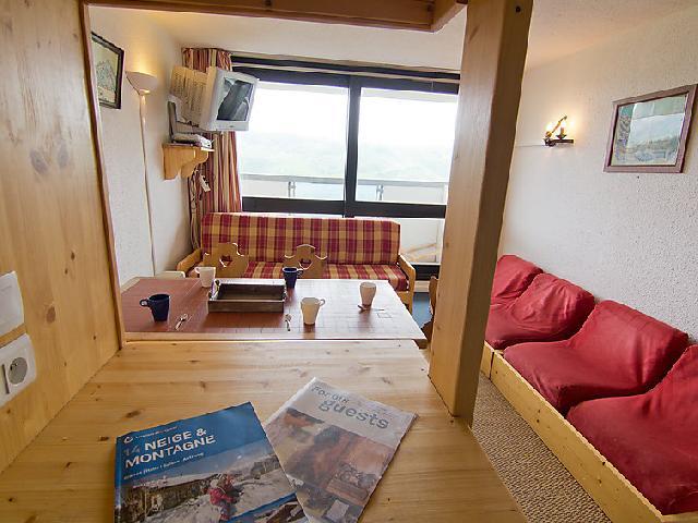 Holiday in mountain resort 3 room apartment 7 people (8) - Brelin - Les Menuires - Living room