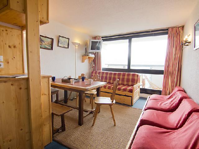 Vakantie in de bergen Appartement 3 kamers 7 personen (8) - Brelin - Les Menuires - Woonkamer