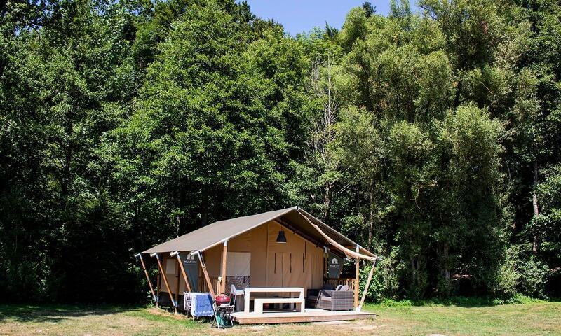 Wakacje w górach Mobil-home 3 pokojowy dla 5 osób (40m²) - Camping Au Clos de la Chaume by Villatent - Corcieux - Na zewnątrz latem