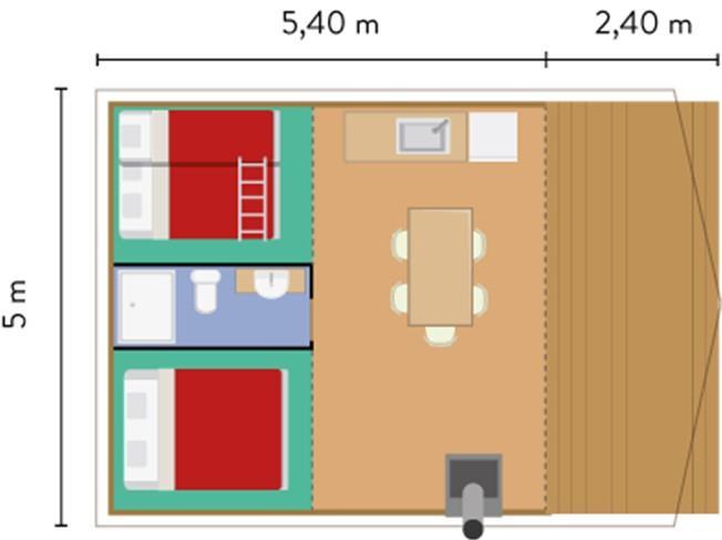 Wakacje w górach Camping Bourg Saint Maurice - Bourg-Saint-Maurice - Plan