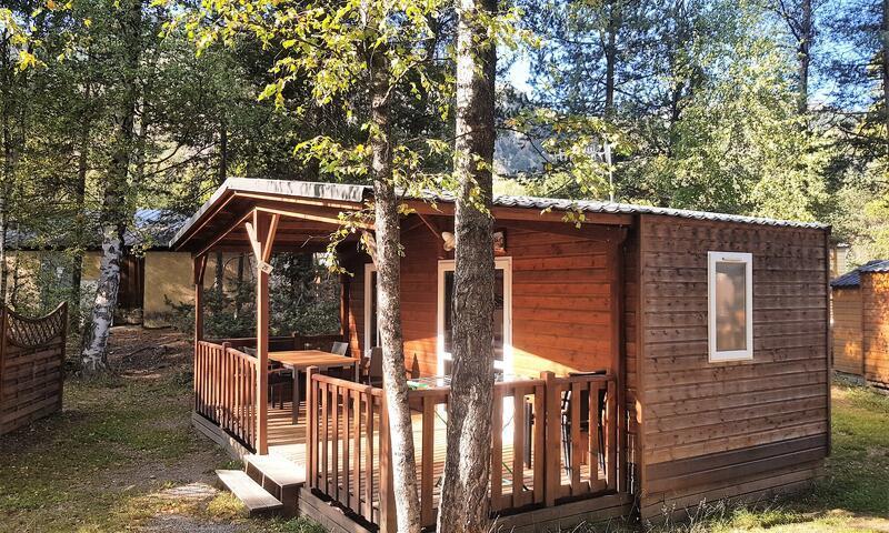 Vacaciones en montaña Chalet 2 piezas para 4 personas (Confort 18m²) - Camping Caravaneige L'Iscle de Prelles - Saint-Martin-de-Queyrières - Verano