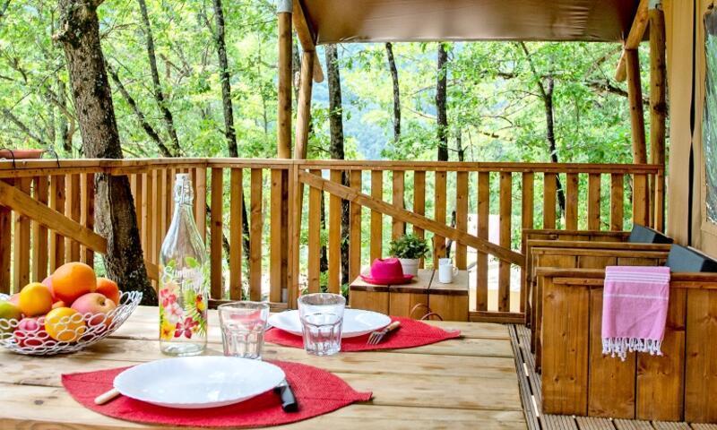 Vakantie in de bergen Appartement 3 kamers 4 personen (27m²) - Camping de Savel  - Mayres-Savel - Buiten zomer
