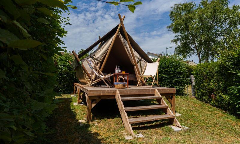 Urlaub in den Bergen 1-Zimmer-Mobilheim für 2 Personen (7m²) - Camping de Vittel - Vittel - Draußen im Sommer