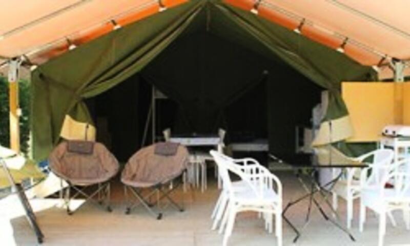 Wakacje w górach Mobil-home 3 pokojowy dla 5 osób (37m²) - Camping Flower l’Epi Bleu - Banon - Na zewnątrz latem